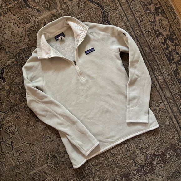 PATAGONIA Better Sweater Quarter Zip Fleece Pullover
Medium Cream - Picture 4 of 11